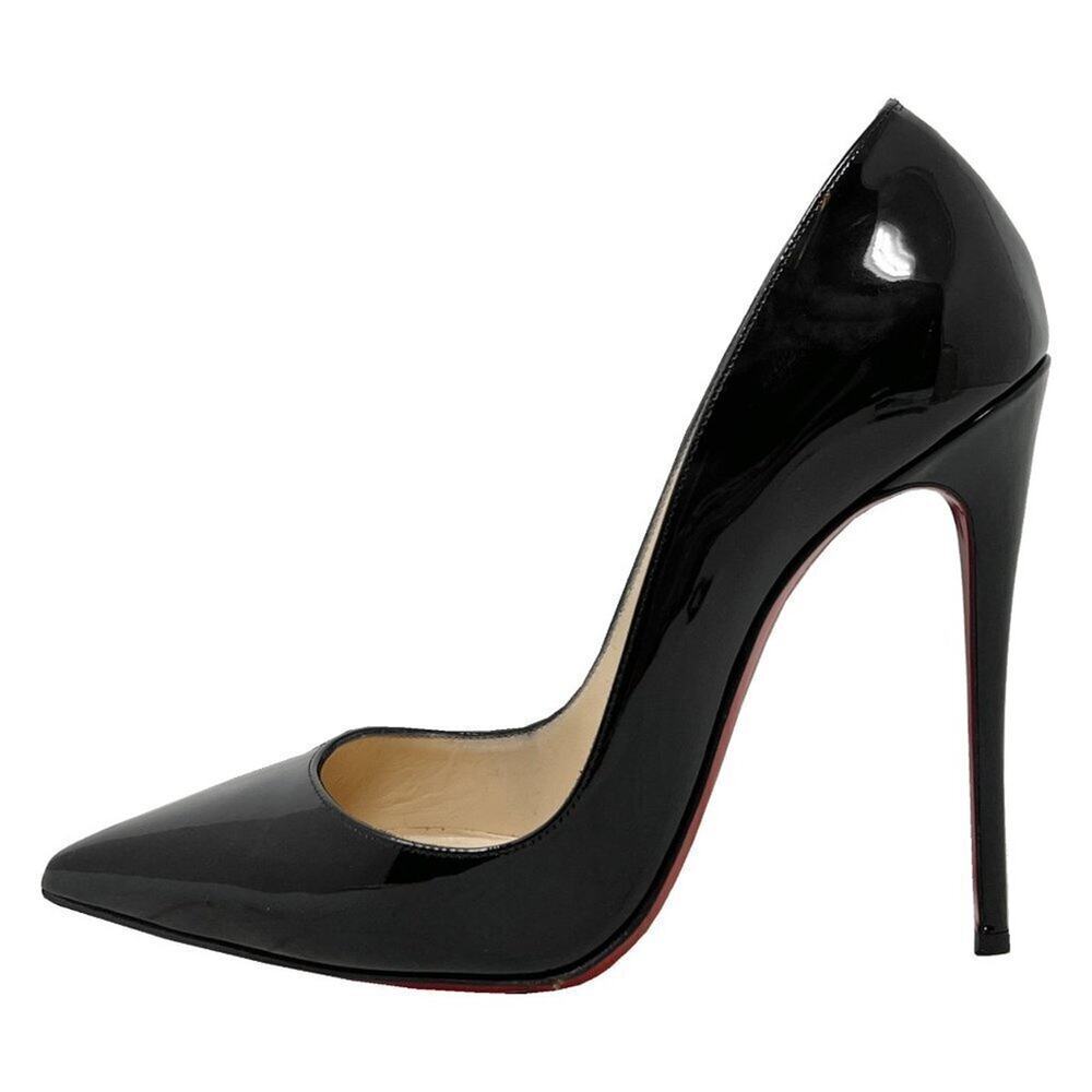 Christian Louboutin So Kate 120 Black Patent Leather Pumps – Size 37 - Picture 1 of 10